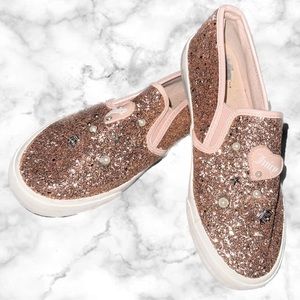 Glitter Shoes - Rose Gold